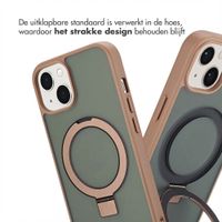 Accezz Ring Stand Backcover met MagSafe Apple iPhone 13 - Bruin