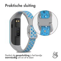 imoshion Siliconen sport bandje Samsung Galaxy Fit 2 - Grijs / Blauw