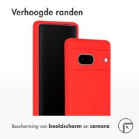 Accezz Liquid Silicone Backcover Google Pixel 7 - Rood