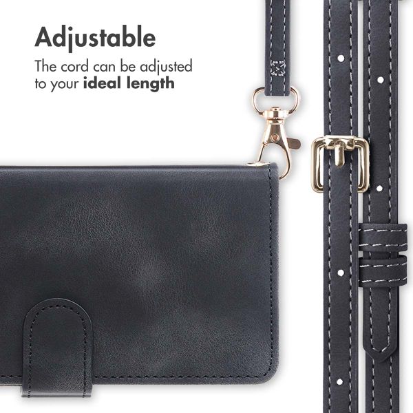 imoshion Bookcase with Strap Apple iPhone 15 - Black