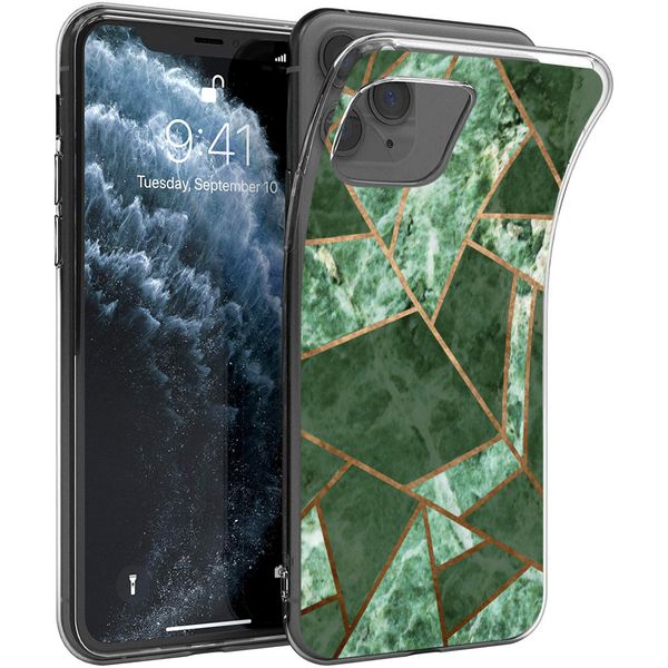 imoshion Design hoesje iPhone 11 Pro - Grafisch Koper / Groen