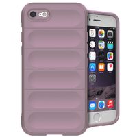 imoshion EasyGrip Backcover iPhone SE (2022 / 2020) / 8 / 7 - Paars