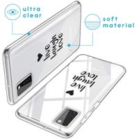 imoshion Design hoesje Samsung Galaxy A41 - Live Laugh Love