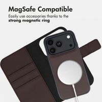 imoshion Detachable 2-in-1 Luxury Bookcase Apple iPhone 18 Pro / 17 Pro - Brown