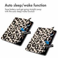 imoshion Design Trifold Bookcase Apple iPad Pro 11 (2025) M5 / (2024) M4 - Leopard