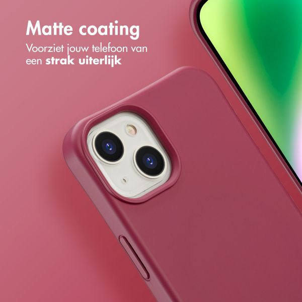 imoshion Color Backcover met afneembaar koord MagSafe Apple iPhone 14 - Raspberry