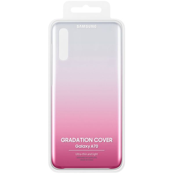 Samsung Originele Gradation Backcover Galaxy A70 - Roze