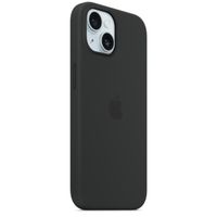 Apple Silicone Backcover MagSafe iPhone 15 - Black