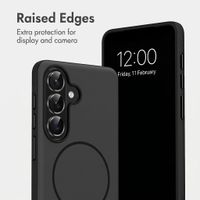 imoshion Colour Back Cover with Thin MagSafe Ring Samsung Galaxy S26 - Black