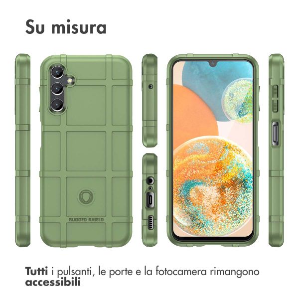 imoshion Rugged Shield Backcover Samsung Galaxy A14 (5G/4G) - Donkergroen