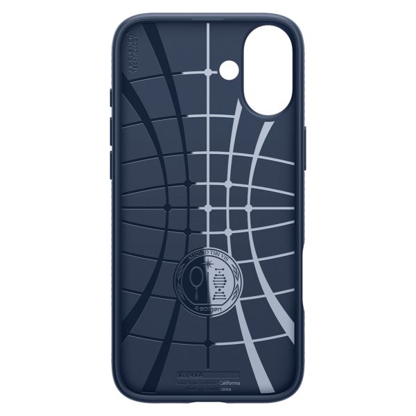 Spigen Liquid Air™ Backcover iPhone 16 - Navy Blue