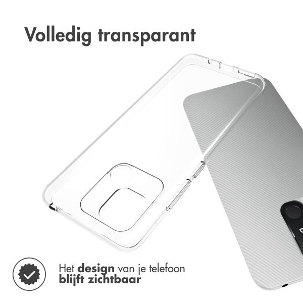 Accezz Clear Backcover Xiaomi Redmi 10C - Transparant