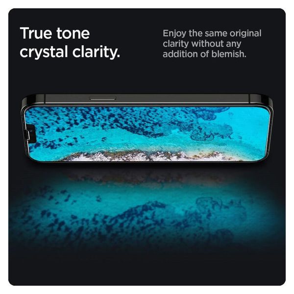 Spigen EZ Fit GLAS.tR Privacy Glass Screenprotector - 1 pack Apple iPhone 17e / 16e / 14 / 13 / 13 Pro