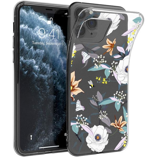 imoshion Design hoesje iPhone 11 Pro - Bloem - Wit