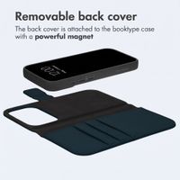 imoshion Detachable 2-in-1 Luxury Bookcase Apple iPhone 18 Pro / 17 Pro - Blue