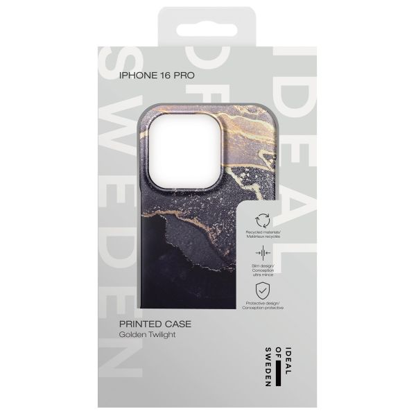 iDeal of Sweden Fashion Backcover Apple iPhone 16 Pro - Golden Twilight Marble