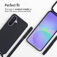 imoshion Silicone Case with Strap Samsung Galaxy A37 (5G) - Black