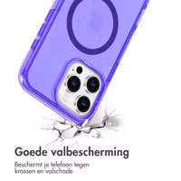 imoshion Sparkle Backcover met MagSafe Apple iPhone 16 Pro - Glitter Paars