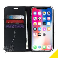 Accezz Wallet Softcase Bookcase Apple iPhone X / Xs - Zwart