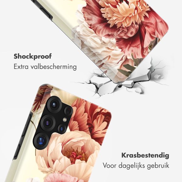 Selencia Vivid Backcover met MagSafe Samsung Galaxy S25 Ultra - Vintage Peony