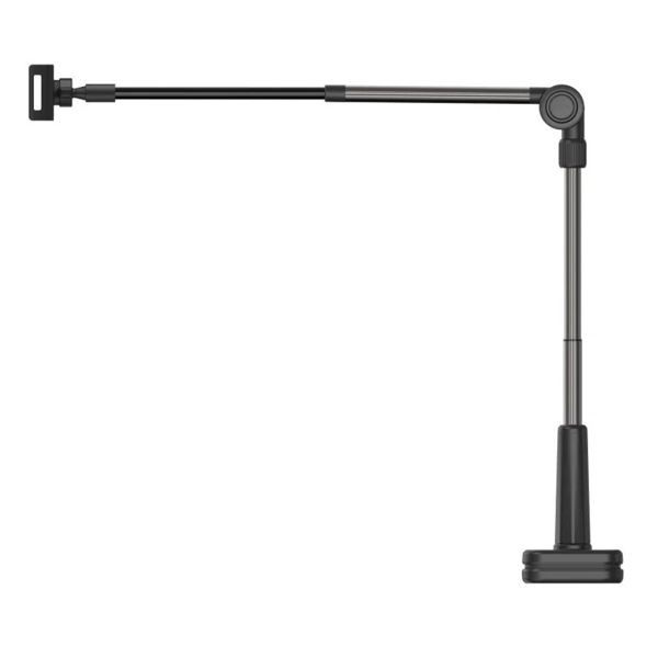 Fixed Relax tablet standaard - Verstelbaar - 360 graden draaibaar - Zwart