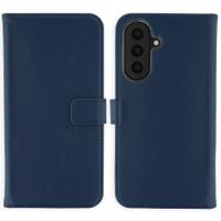 Selencia Echt Leren Bookcase Samsung Galaxy A57 (5G) - Donkerblauw