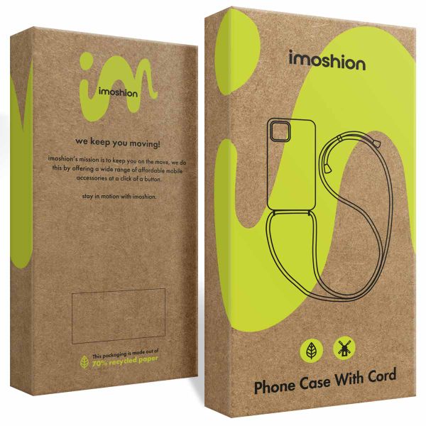 imoshion Design hoesje met koord Samsung Galaxy A16 - Tropical Violet Flowers Connect