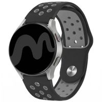 imoshion Siliconen sportbandje  - Universeel 20 mm aansluiting - Black / Grey