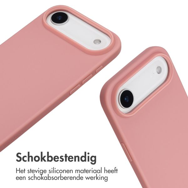 imoshion Siliconen hoesje met koord Apple iPhone Air - Sand Pink