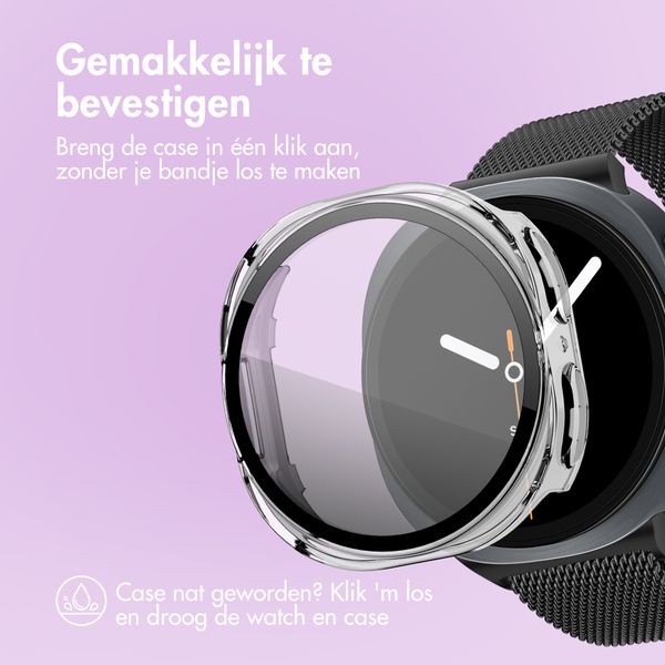 imoshion Full Cover Hardcase Samsung Galaxy Watch 8 (40 mm) - Transparant