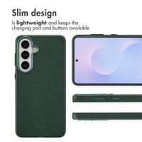 Accezz Leather Back Cover with MagSafe Samsung Galaxy S26 Plus - Cedar Green