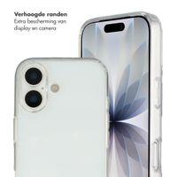 Selencia Backcover met afneembare haakjes Apple iPhone 17 - Transparant