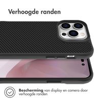 imoshion Rugged Hybrid Carbon Case iPhone 14 Pro - Zwart