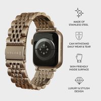 Burga Steel strap Apple Watch | 44/45/46/49 mm - Gold