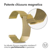 imoshion Milanees magnetisch bandje Samsung Galaxy Watch 7 40/44 mm - Goud