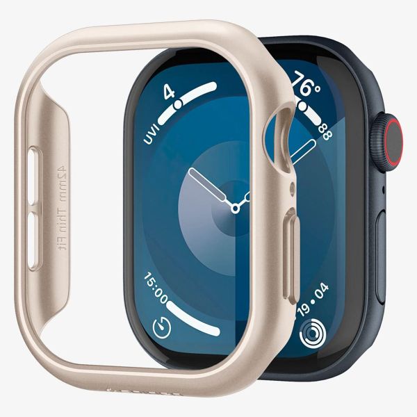 Spigen Thin Fit™ Case Apple Watch Series 10 / 11 - 42 mm - Starlight