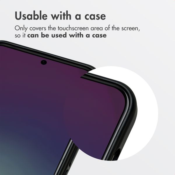 Accezz Privacy Tempered Glass Screen Protector + Applicator Samsung Galaxy A57 (5G)