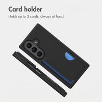 imoshion Back Cover with Card Holder Samsung Galaxy Z Fold 8 Ultra - Black