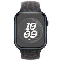 Apple Nike Sport Band Apple Watch Series 1 t/m 10 / SE / Ultra (2) (44/45/46/49 mm) - Maat M/L - Midnight Sky