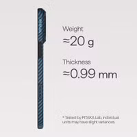 Pitaka Ultra Slim Backcover Apple iPhone 17 Pro - Blauw