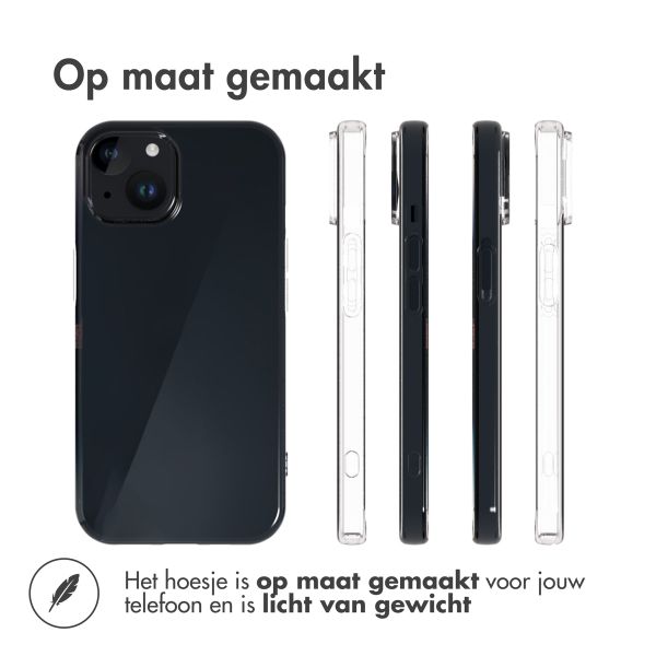 Accezz Clear Backcover Apple iPhone 15 - Transparant