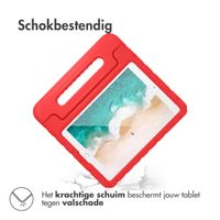 imoshion Kidsproof Backcover met handvat Apple iPad 9 (2021) 10.2 inch / iPad 8 (2020) 10.2 inch / iPad 7 (2019) 10.2 inch - Rood