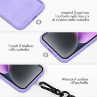 imoshion Universeel telefoonkoord one size - 10 mm dik - Lila