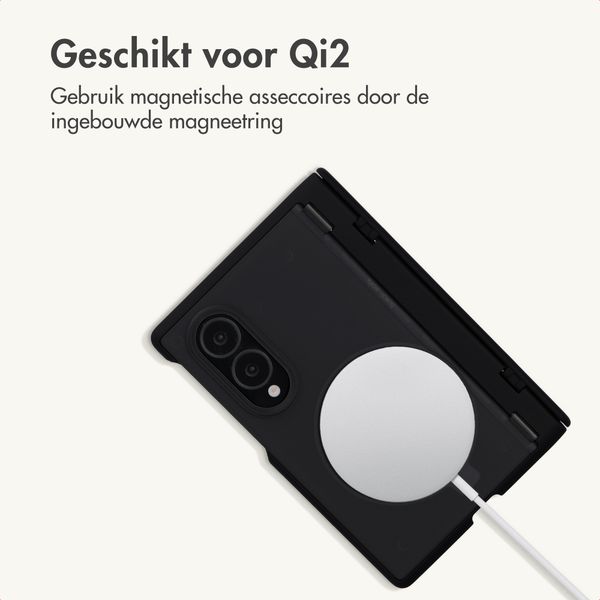 imoshion Frosted Backcover met MagSafe en Stand Samsung Galaxy Z Fold 8 - Zwart