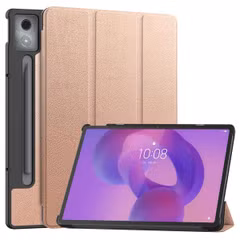 imoshion Trifold Bookcase Lenovo Idea Tab Pro - Rose Gold