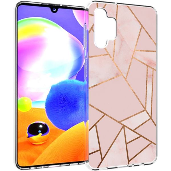 imoshion Design hoesje Samsung Galaxy A32 (5G) - Grafisch Koper / Roze