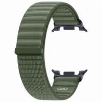 Samsung Originele Fabric Band Samsung Galaxy Watch 9 (40/44mm) / Watch 8 (40/44mm) / Classic (46mm) - Maat S/M - Olive