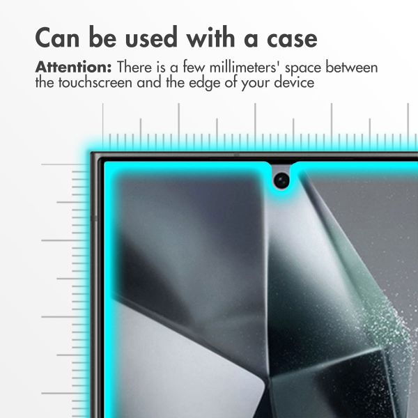 Accezz Tempered Glass Screen Protector 2-pack Samsung Galaxy S24 Ultra
