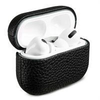 Accezz Echt Leren Case AirPods Pro - Zwart
