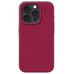 iDeal of Sweden Silicone Case Apple iPhone 15 Pro - Cranberry